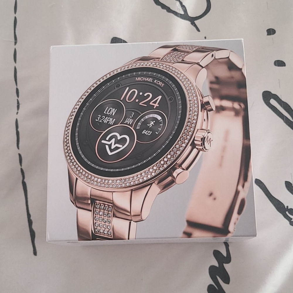 Michael Kors smart watch rose gold